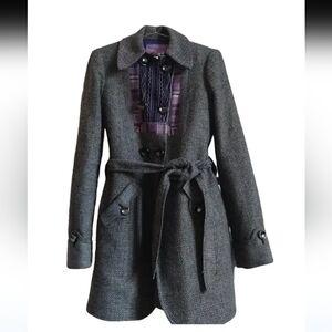 Women's Custo Barcelona Wool Blend Pea Coat Size 38 / US 6